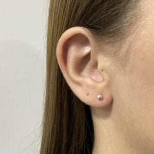 Brinco Bolinha 3 mm