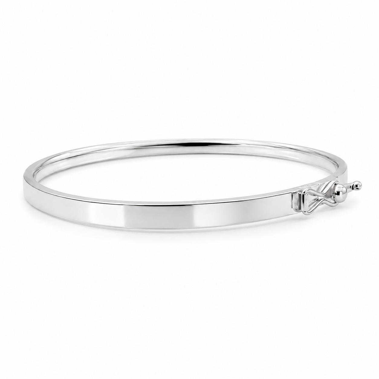 Bracelete Fio Quadrado 4 mm em Prata 925 (4)