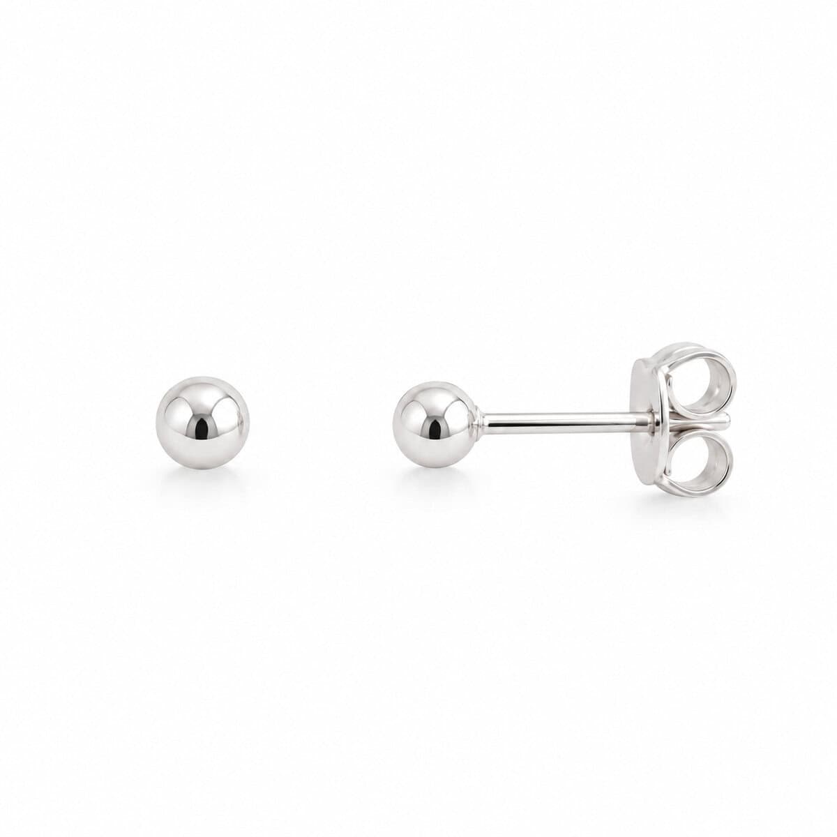 Brinco Bolinha Lisa em Prata 925 – 2 mm (3)