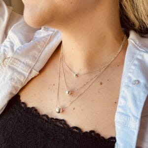 Colar Veneziana e 1 Bola (Variações Disponíveis)