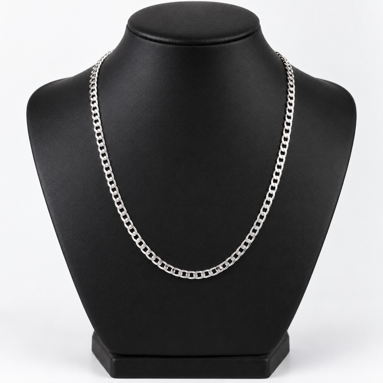 Corrente Masculina Grumet em Prata 925 4 mm – 60 cm ou 70 cm (2)