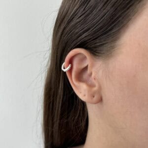 Piercing Click com Zircônias 10 mm