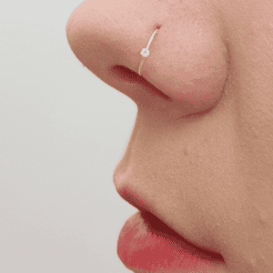 Piercing Argolinha Lisa com Zircônia