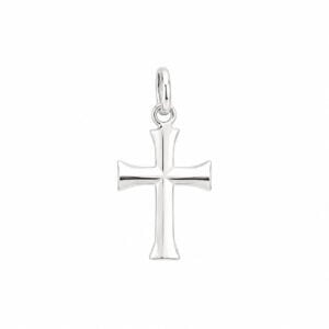 Pingente Cruz Lisa em Prata 925 – 23 mm x 15 mm