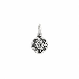Pingente Fases da Lua em Prata 925 – 11 mm