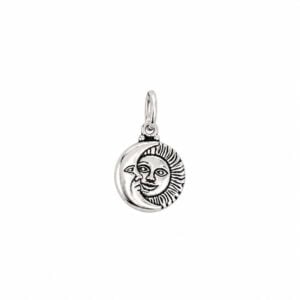 Pingente Sol e Lua em Prata 925 – 11 mm