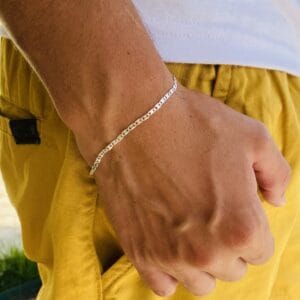 Pulseira Masculina Piastrine 2 mm