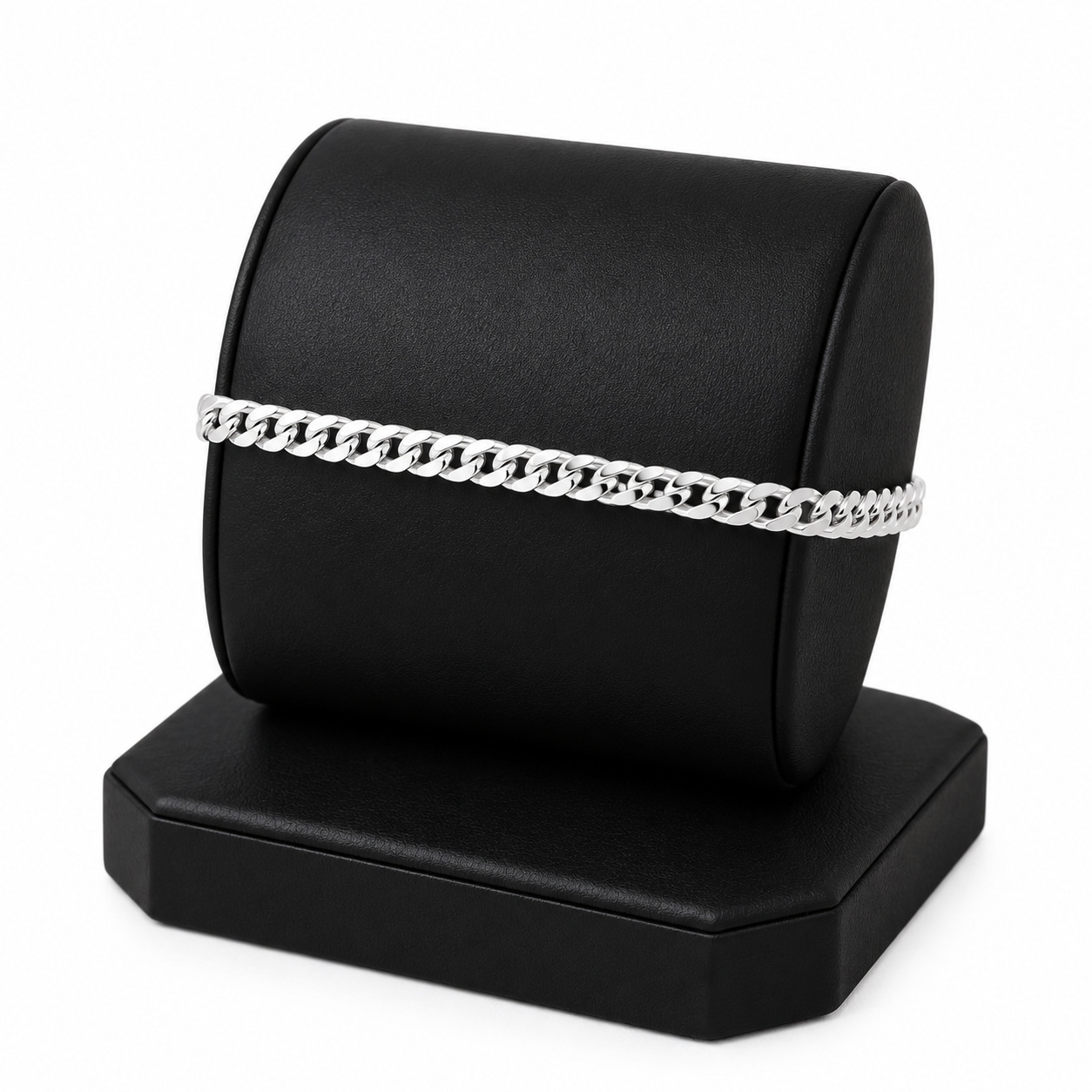 Pulseira Masculina Grumet em Prata 925 4 mm (2)