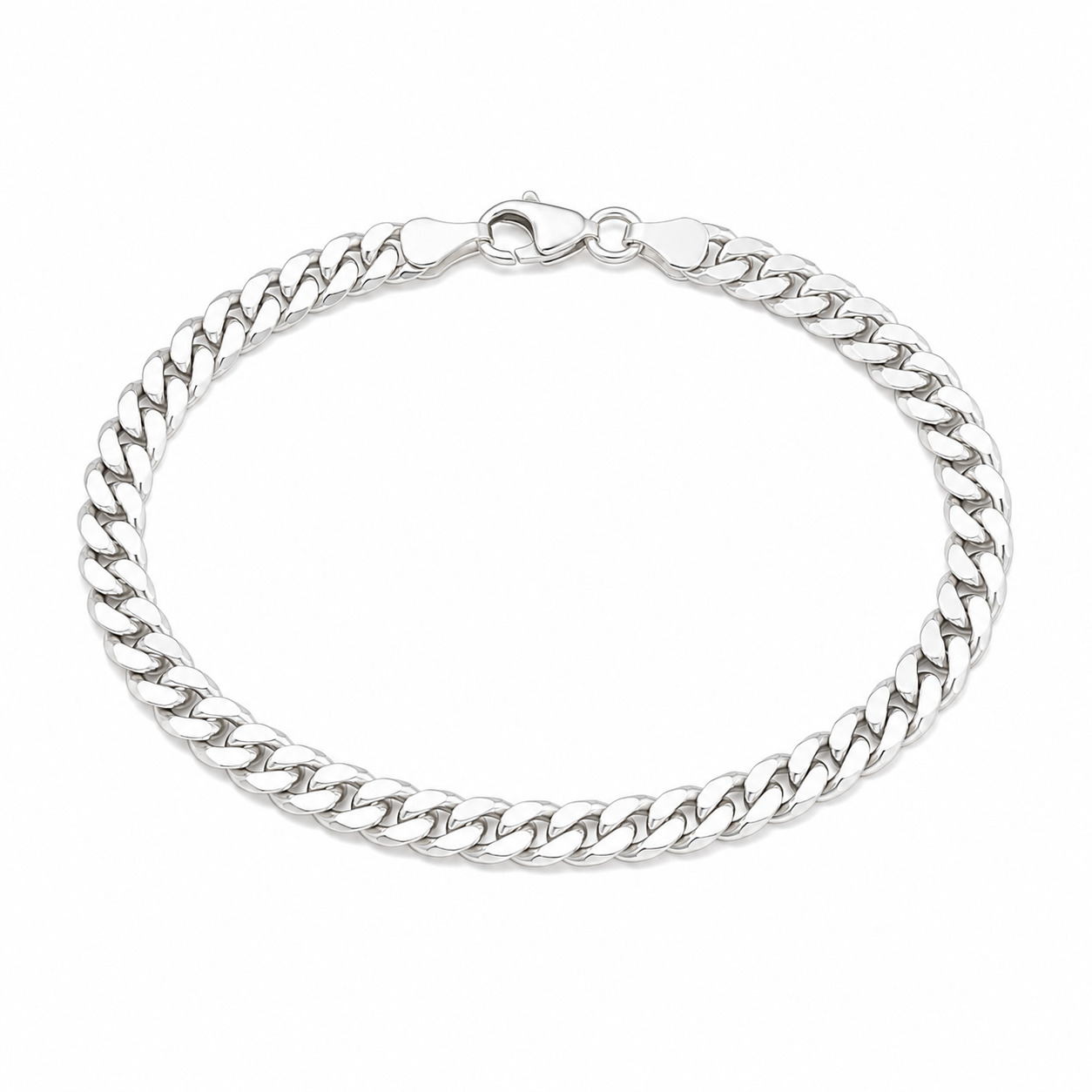 Pulseira Masculina Grumet em Prata 925 4 mm (3)