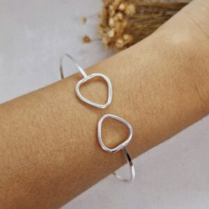 Bracelete Geométrico 2 Triângulos
