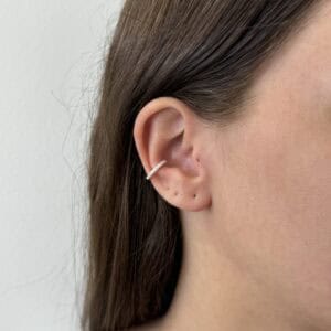Piercing Fake Curvado Cravejado
