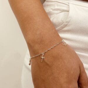 Pulseira Figa/ Cruz/ Trevo