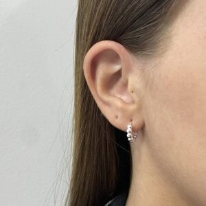 Argola Click Bolinhas 13 mm