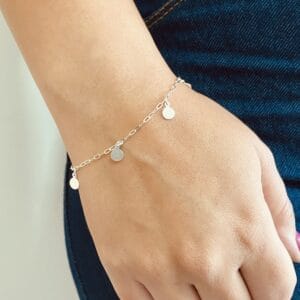 Pulseira Medalhinhas Lisas