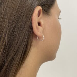 Argola Fio Liso 10 mm