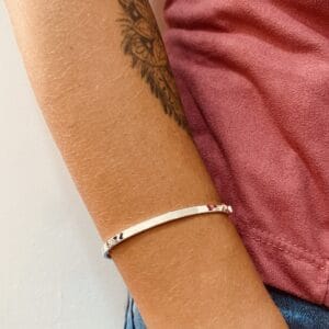 Bracelete Fio Quadrado 3.3 mm ( Pulso Fino )