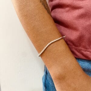 Bracelete Fio Torto e Torcido 2 mm