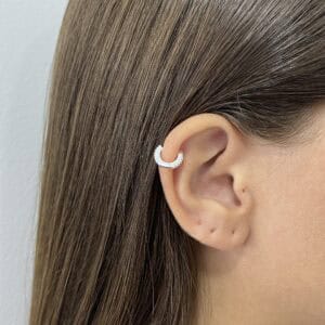 Piercing Click Duplo Zircônias 10 mm