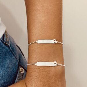Pulseira Infantil Plaquinha e Criança