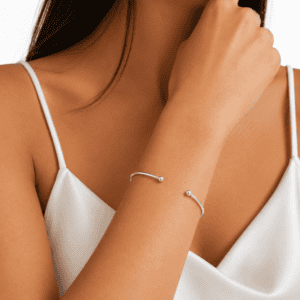 Bracelete Aberto 2 Bolinhas
