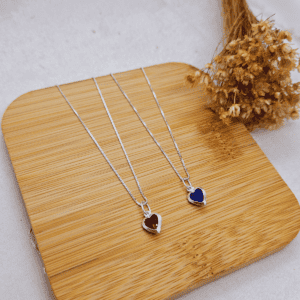 Colar Veneziana Coração Zircônia 5 mm