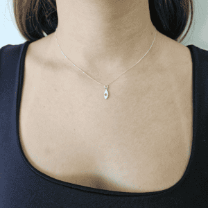 Colar Veneziana 40 cm e Olhos Cílios