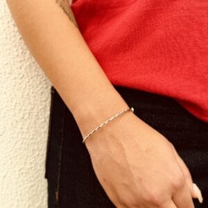 Bracelete Torcido Diamantado