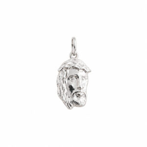 Pingente Rosto de Jesus Cristo em Prata 925 – 16 mm