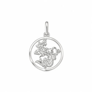 Pingente São Jorge Vazado em Prata 925 – 20 mm