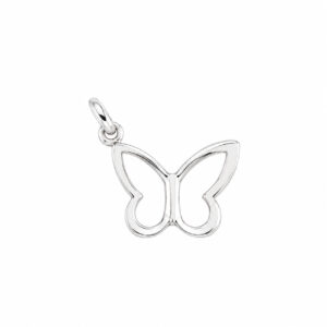 Pingente Borboleta Vazado em Prata 925 – 12 mm