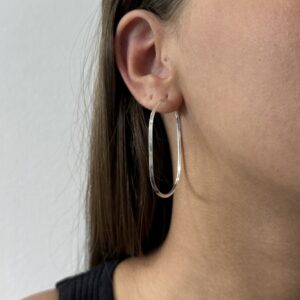 Argola Oval 25 mm x 35 mm