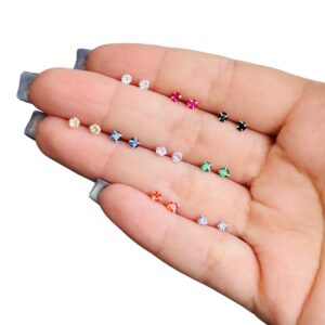 Brinco Zircônia 3 mm Tarraxa Baby
