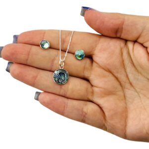 Conjunto Medalha Abalone