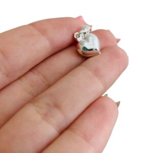Berloque Coração Bojudo Liso 10 mm