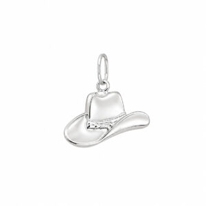Pingente Chapéu Country em Prata 925 – 12 mm x 22 mm