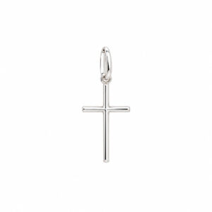 Pingente Cruz Lisa em Prata 925 – 10 mm x 17 mm