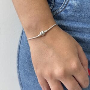 Pulseira para Berloques Tamanho Infantil - Modelo Fino