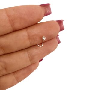 Piercing de Nariz Pino Zircônia Inglesa