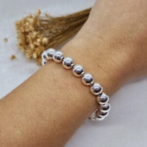 Pulseira Bolas Lisas 8 mm