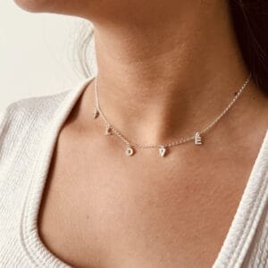 Choker Love com Zircônia