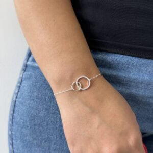 Pulseira Mix 2 Circulos Vazados