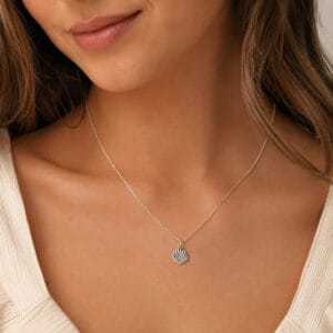 Colar Concha do Mar Bali em Prata 925