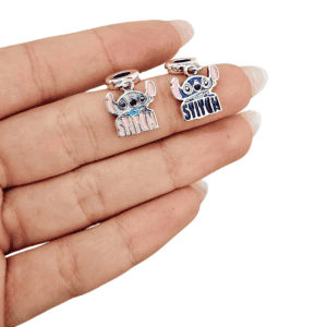 Berloque Personagem Stitch Color com Nome