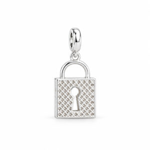 Berloque Cadeado Vazado em Prata 925 – 10 mm x 15 mm