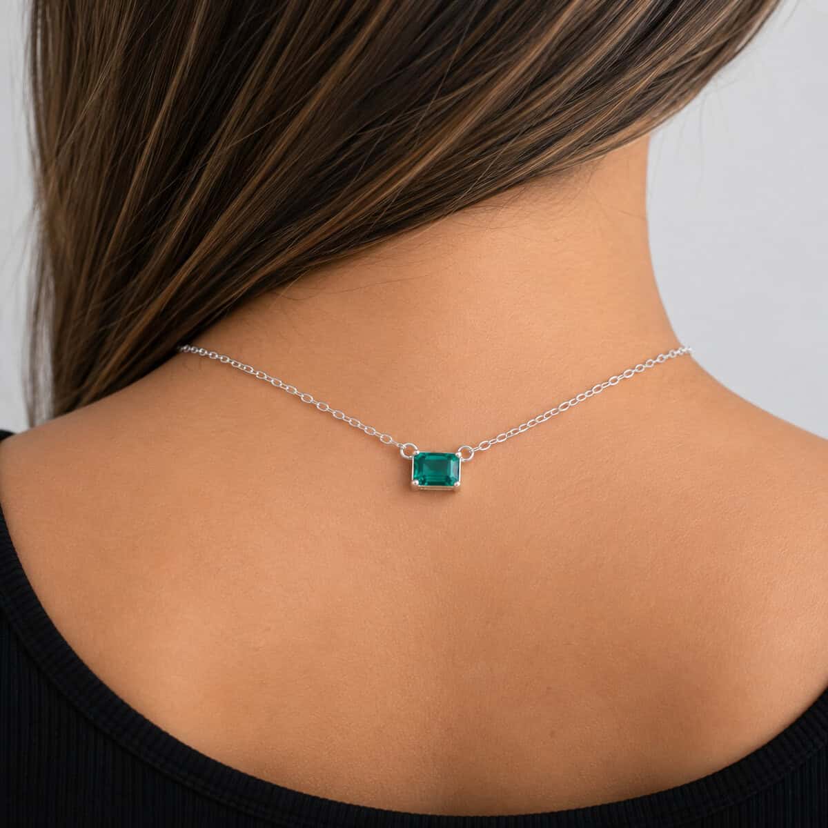 Escapulário Nossa Senhora Aparecida com Pedra Turmalina em Prata 925 – 65 cm (1)