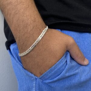 Pulseira Grumet Dupla Masculina 6 mm