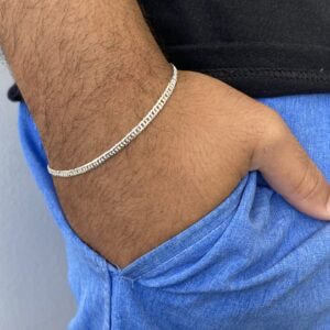 Pulseira Masculina Grumet Dupla 3 mm