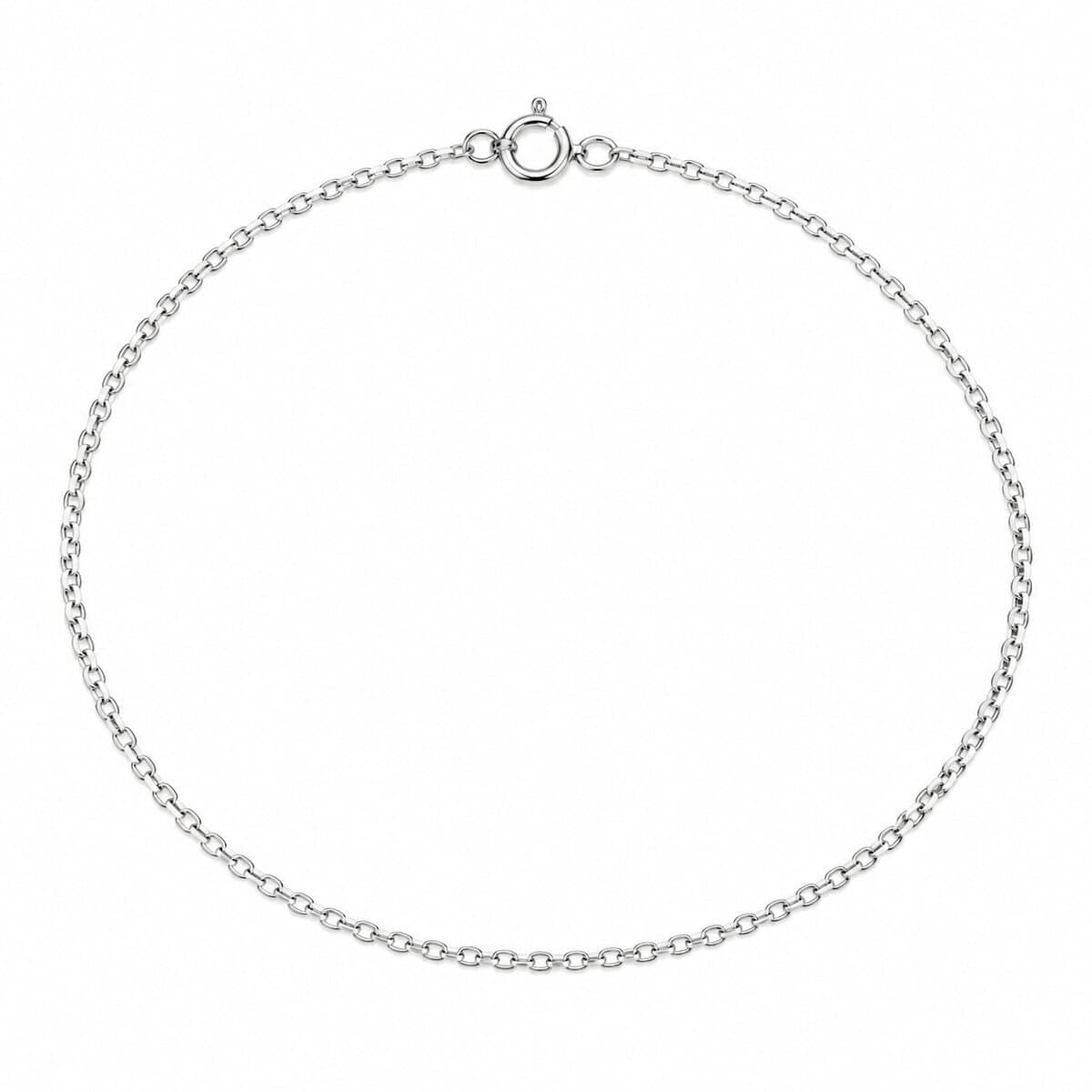 Tornozeleira Feminina em Prata 925 – 24,5 cm 2 mm (2)