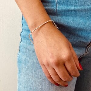 Bracelete Quadrado Fio Torcido