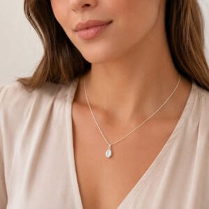 Colar Búzio em Prata 925 – 40 cm
